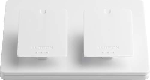 Lutron caseta wireless dual-pedestal for pico remote, l-ped2-wh, white