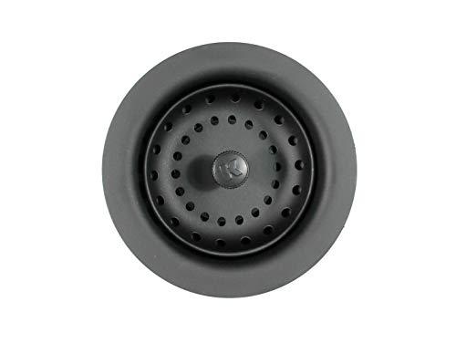 Plumb Pak keeney manufacturing k5414blk sink strainer with fixed post basket, black