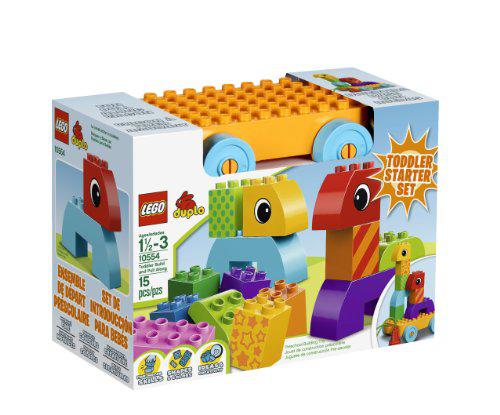 lego duplo toddler build and pull along building set 10554