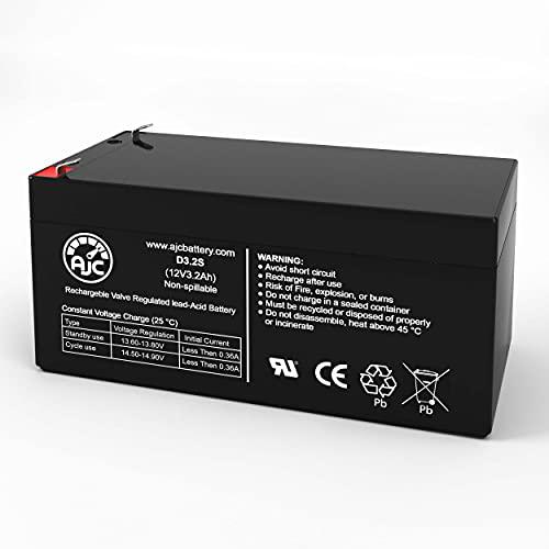AJC Battery csb gp1234, gp 1234 12v 3.2ah ups battery - this is an ajc brand replacement