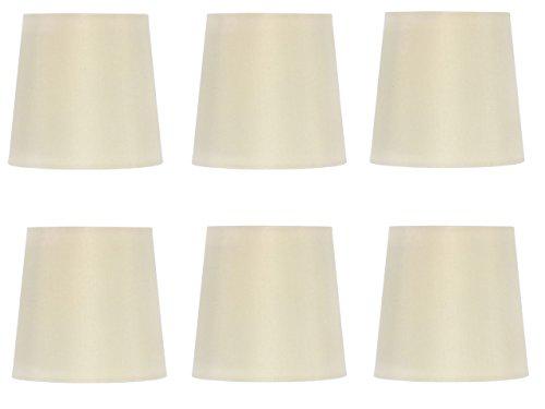 6 Silk Chandelier Lamp Shades, Upgradelights Lamp Shades