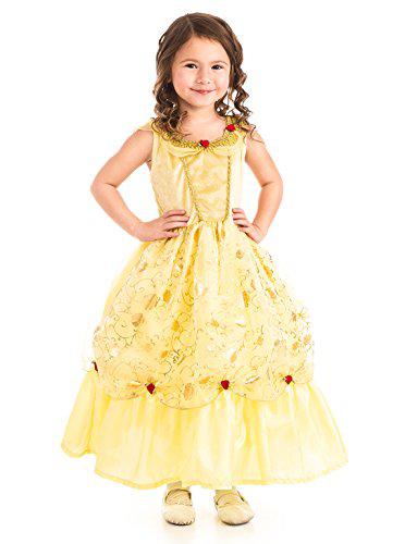 little adventures traditional yellow beauty girls princess costume - medium (3-5 yrs)