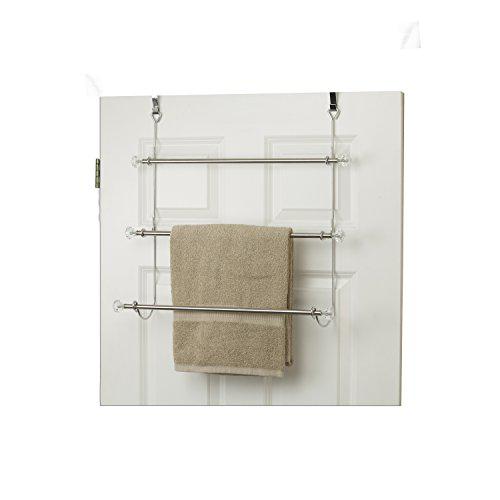 home basics over the over the door towel holder chr