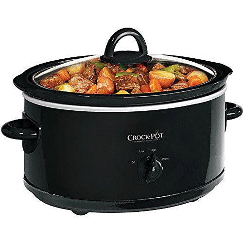 Crock-Pot crock pot scv700-b 7 quart black oval slow cooker by crock-pot