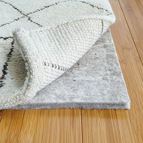 rugpadusa, 8'x10', 1/2" thick, basics 100% felt rug pad, available in multiple thicknesses, adds cushion and floor protection u