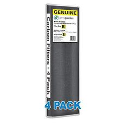 Germ Guardian germguardian air purifier genuine carbon filter 4-pack for use with flt4825 hepa filter b for ac4300/ac4800/4900 series germ gu