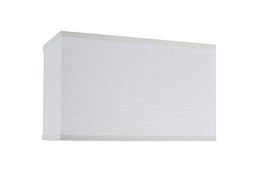 Aspen Creative 32035 Transitional Rectangle Hardback Shape Spider Construction Lamp Shade In Off White 16 Wide Top 8 Aspen Creative 32035, 16 Inch Diameter White Lamp Shade