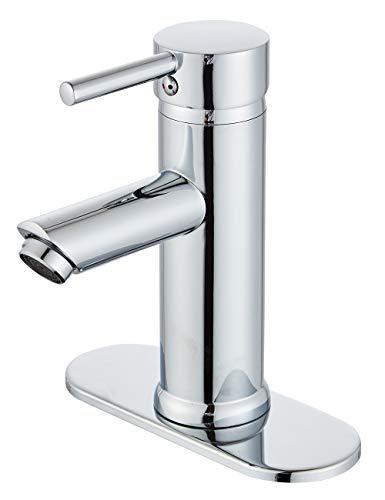 beati faucet modern bathroom vessel sink single handle deck mount faucet, chrome finish