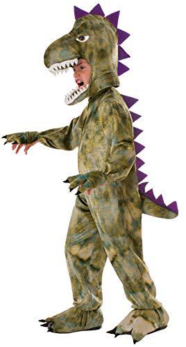 forum novelties kids dinosaur costume, green, small