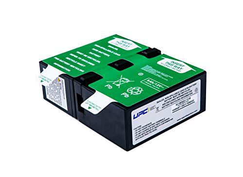 Upgrade Parts Company apcrbc124-upc replacement battery for apc smc1000i-2u, smc1000-2u, br1500gi, br1500g-fr, br1200gi, br1200g-fr, br1300g, bx1500g
