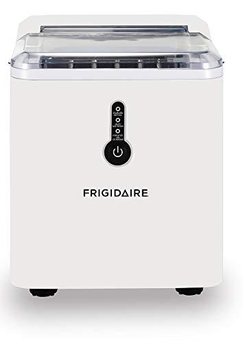 frigidaire efic108-white portable compact maker, counter top ice making machine, white