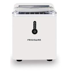 frigidaire efic108-white portable compact maker, counter top ice making machine, white