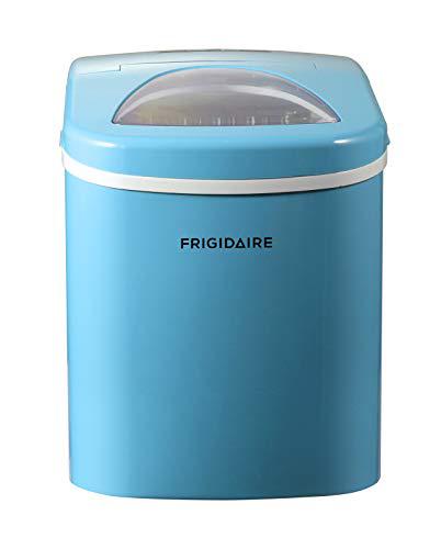 frigidaire portable compact maker, counter top ice making machine, 26lb per day (blue) (efic108-blue)