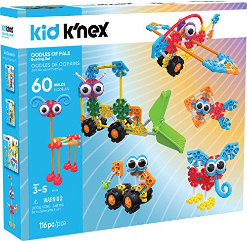 K\'NEX kid k'nex - oodles of pals building set - 115 pieces - ages 3 and up preschool educational toy ( exclusive)