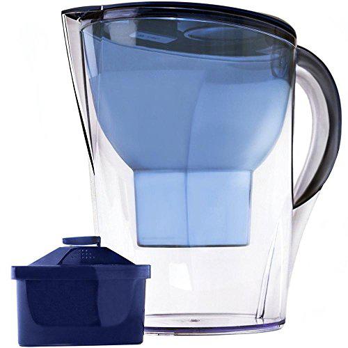 lake industries premium great tasting alkaline water pitcher with filter patented 7 stage system is the clear choice to purify
