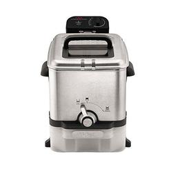 T-Fal FR800050 Ultimate EZ Clean Pro Stainless Steel Immersion Deep Fryer - Silver