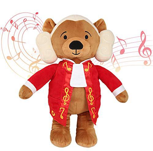 vosego amadeus mozart virtuoso bear | 40 mins classical music for babies | 15 award winning musical soft toy | educational toy