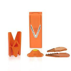 Borner Swissmar Borner V-1001 V-Slicer Plus Mandoline 5 Piece Set (Orange)