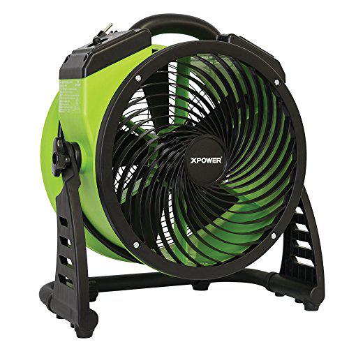 xpower fc-200 heavy duty whole room air circulator fan, carpet dryer, floor fan, blower - 13" diameter multipurpose shop fan- g