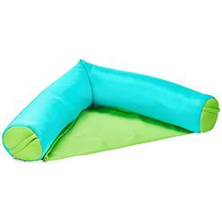 Big Joe Noodle Sling No Inflation Needed Pool Seat with Armrests, Aqua/Green Double Sided Mesh, Quick Draining Fabric, 3 feet