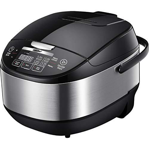 comfee\' RNAB07CK58RPN comfee' mb-fs5077 japanese, professional 17-in-1  multi cooker, rice warmer with food steamer, stainless steel inner pot, 5l  20