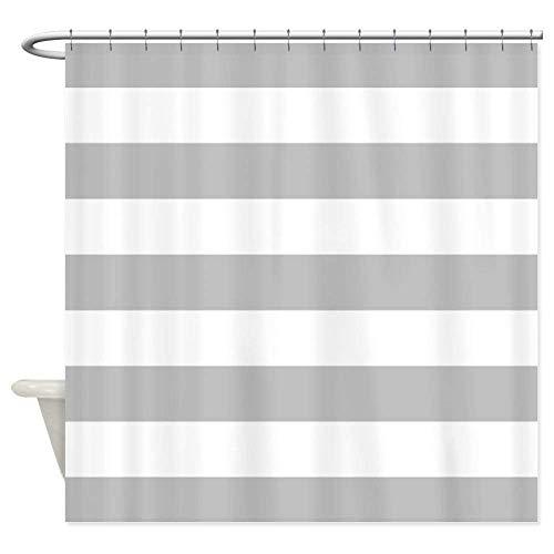 Onehoney Nautical Stripe, No Liner Needed Shower Curtain