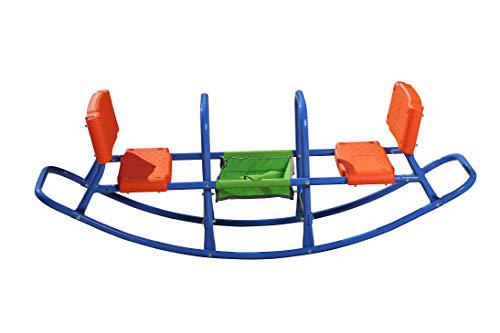 SLIDEWHIZZER kids teeter totter outdoor seesaw: outdoor play - children, boys, girls, kid, youth ride on toy - living room, lawn, backyard,