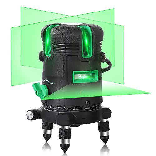 Inspiritech inspiritech 3d green beam self-leveling laser level 360 rotary  horizontal vertical cross-line laser