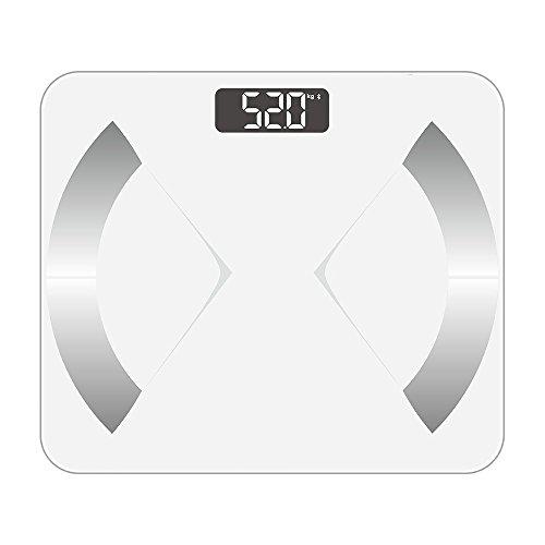 Firth bluetooth smart body fat scale with ios/android app - digital body  bathroom scale for body weight, body fat, water, muscle mass