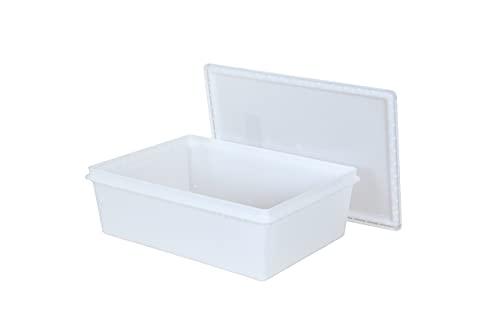 continental plastics fish tubs/food storage bins 25lb 11.5" x 15.5" x 5" (pack of 10 combos)