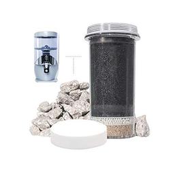 nikken aqua pour 1 filter cartridge + 1 micro sponge pre-filter + 1 mineral stones - 1361 + 1362 + 1386, advance replacement fo