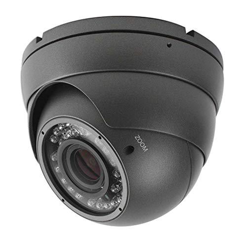 Cumcitin analog cctv camera hd 1080p 4-in-1 (tvi/ahd/cvi/cvbs) security dome camera, 2.8mm-12mm manual focus/zoom varifocal lens, weathe
