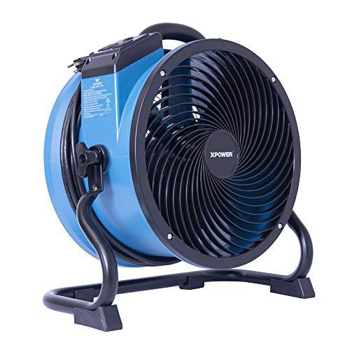 xpower 39arblue x-39ar professional axial fan, blue