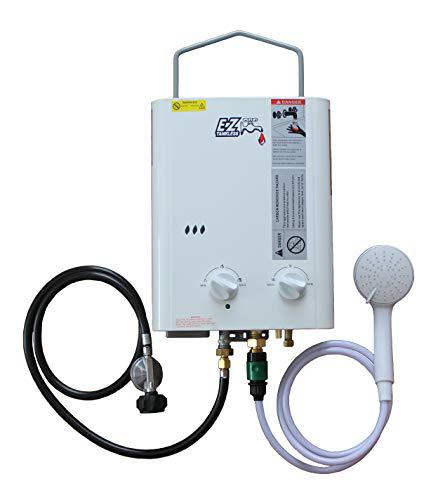 EZ Tankless campchamp portable propane tankless water heater system