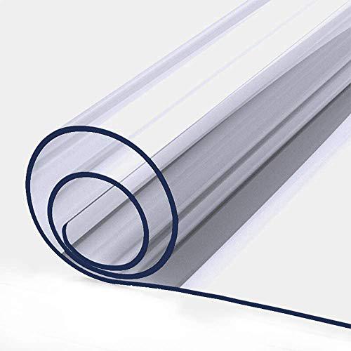 Icefire 2mm Thick 42 X 60 Inch Square Table Top Protector Clear Vinyl Plastic Tablecloth Wooden Kitchen Coffee Dining Pad Cloth P Icefire 2mm Thick 42 X 60 Inch Square, 42 Inch Round Table Protector