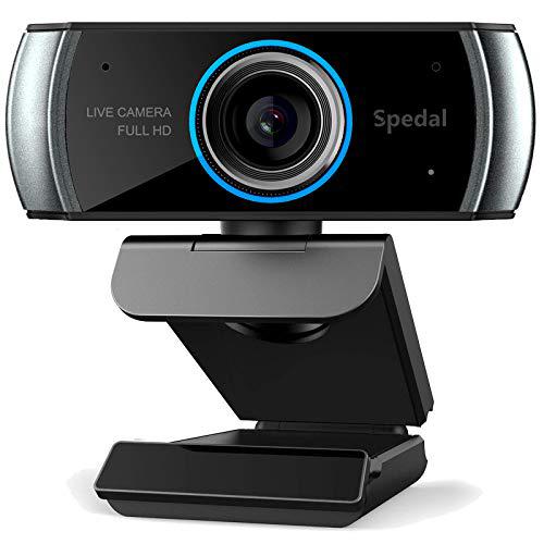 Spedal hd webcam 1080p with microphone, usb webcam for desktop, computer, pc?mac, laptop video conferencing, recording and streaming,