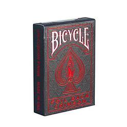 bicycle metalluxe red playing cards
