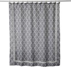 skl home by saturday knight ltd. vern yip lithgow shower curtain, dove gray