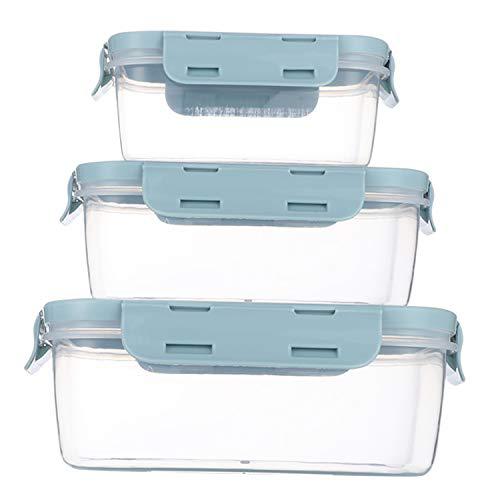 VeleGO food storage containers with lids - plastic rectangular food containers  with lids - lunch containers with lids - meal prep cont