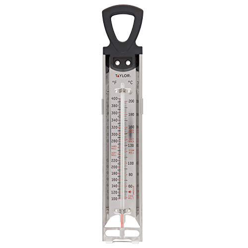 taylor precision products candy/deep fry stainless steel thermometer