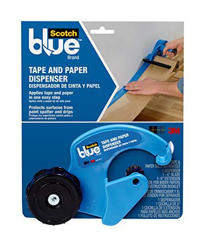 3M Personal Protective Equipment scotchblue masking tape and paper dispenser m1000-sbn