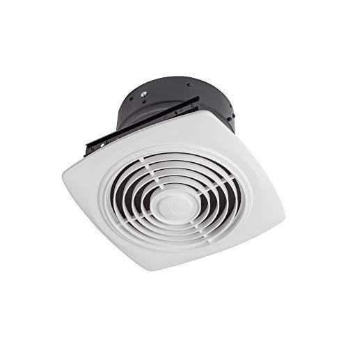 Flanders broan exhaust fan, white vertical discharge ceiling ventilation fan, 6.5 sones, 180 cfm, 8"