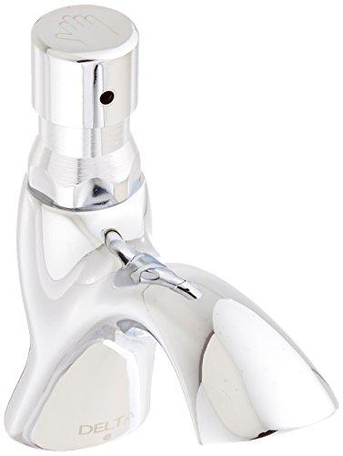 Koplow Games delta faucet 87t104 87t single hole metering slow-close bathroom faucet, chrome
