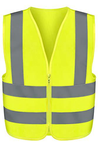 Oneway neiko 53942a high visibility safety vest, x-large, neon yellow