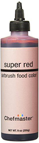Shop-Vac chefmaster airbrush spray food color, 9-ounce, super red