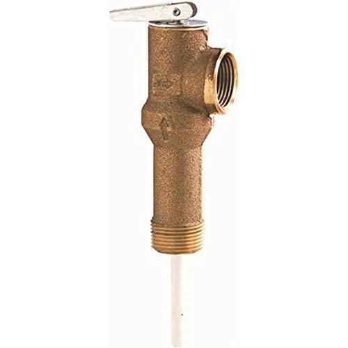 Adcraft watts water technologies gidds-292965 temperature and pressure relief valve, 3/4" long shank, lead free