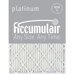 accumulair platinum 16x22x1 (actual size) merv 11 air filter/furnace filters (6 pack)