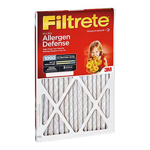Chenille Kraft filtrete 9800dc-6 furnace filter, white