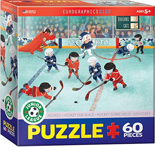 EuroPuzzles eurographics hockey junior league puzzle (60-piece)