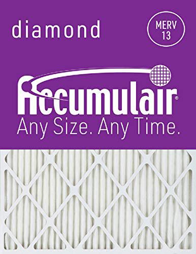 accumulair diamond 17x21x1 (actual size) merv 13 air filter/furnace filters (6 pack)